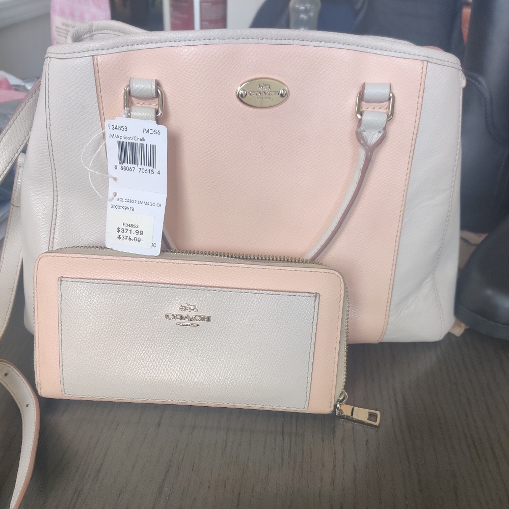 COACH bag and wallet